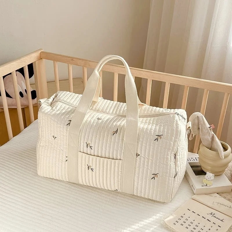 Sac à Langer Premium Matelassé — Grande Capacité · Bandoulière