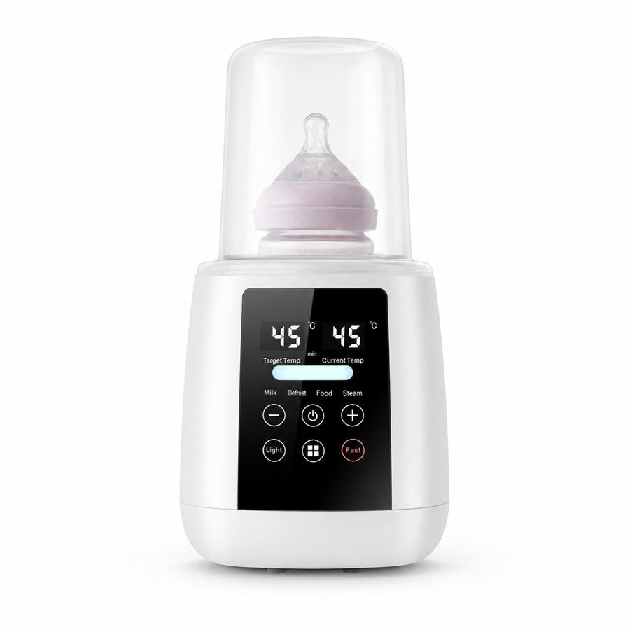 Chauffe-Biberon Stérilisateur 6-en-1 — Écran LCD · Vapeur 100°C
