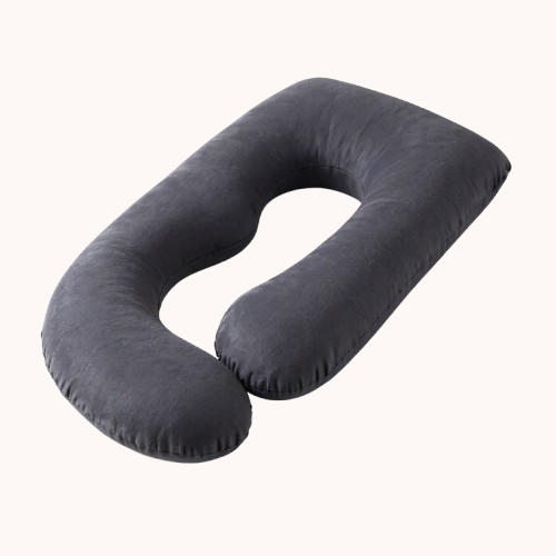 Coussin de Grossesse XXL - Oreiller Maternité en U pour Dormir, Soutien Ventre & Dos